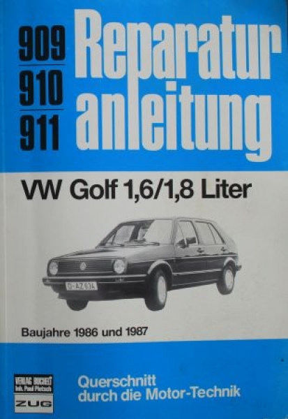 Bucheli "Volkswagen Rabbit" 1988 Repairmanual Volume 909 (6385)