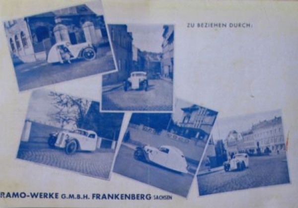 Framo Stromer Sedan Modelprogram 1933 Carbrochure (4087)