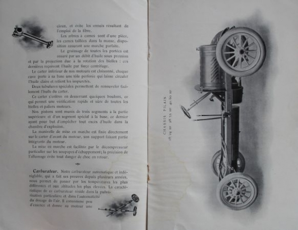 Pilan Automobiles Modellprogramm 1908 Automobilprospekt (2766)