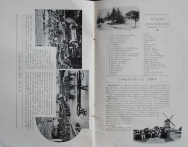 Pilan Automobiles Modelprogram 1908 Carbrochure (2766)