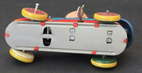 Haji "Kiddy Hand Car" 1965 Tinmodel with Frictiondrive in original box (5021)