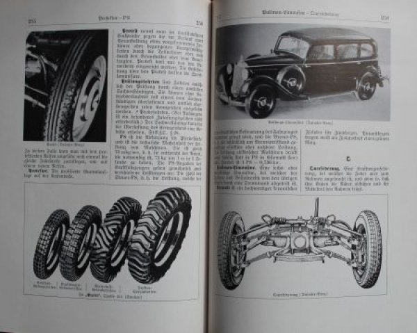 Georges "Woerterbuch der Kraftfahrt" Vehicletechnic 1938 (6364)