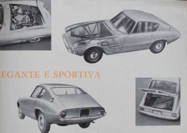 Ghia 1500 GT Modelprogram 1962 Carbrochure (3077)