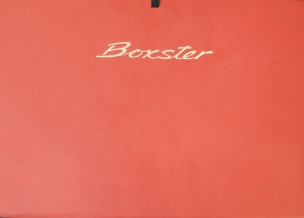 Porsche Boxster Artistmap 1996 "Pressevorstellung Schloss Lerbach" Leather limited Automobilmap (5127)