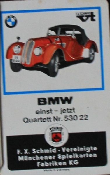Schmid Spiele "BMW einst - jetzt" 1965 Cardgame (5132)