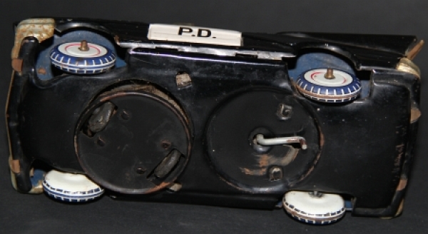 Yoshiya Chevrolet "Bump'n go Police-Car" 1963 Tinmodel with Frictiondrive (5150)