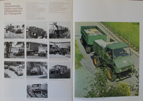 Unimog Mercedes-Benz Modelprogram 1966 Agricultural tractors (5244)