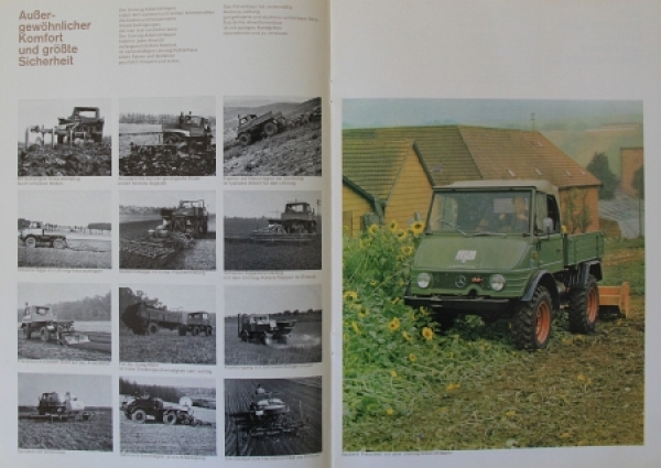 Unimog Mercedes-Benz Modelprogram 1966 Agricultural tractors (5244)