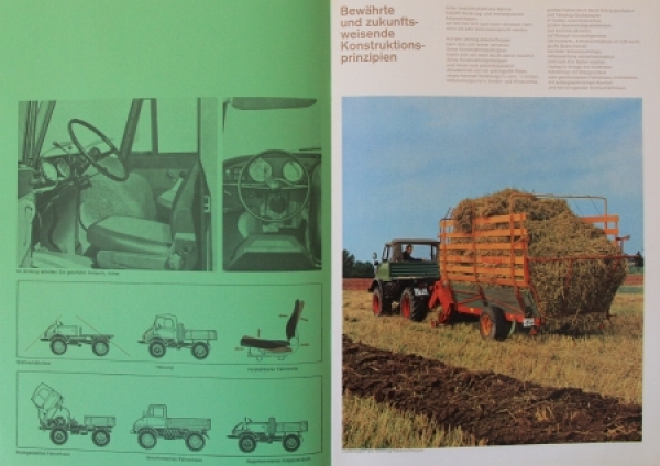 Unimog Mercedes-Benz Modelprogram 1966 Agricultural tractors (5244)