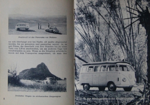 Volkswagen Modelprogram 1951 "Im VW quer durch Afrika" Carbrochure (5287)