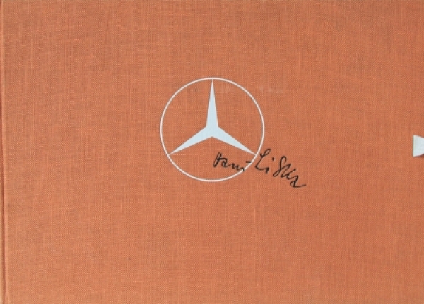 Liska Mercedes-Benz Map 1955 with Hans Liska drawings (9228)