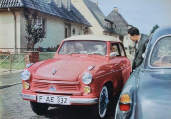 Lloyd Alexander 600 Modelprogram 1958 Carbrochure (5257)