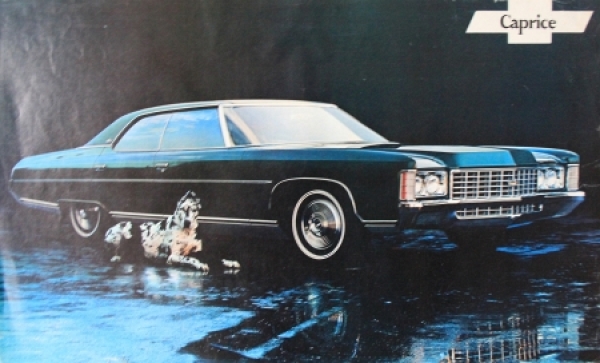 Chevrolet Caprice Modelprogram 1970 Carbrochure (5346)
