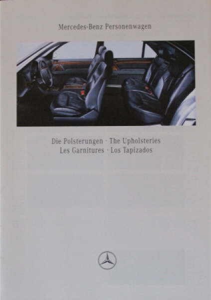 Mercedes-Benz Modelprogram Upholstery 1993 Carbrochure (5364)