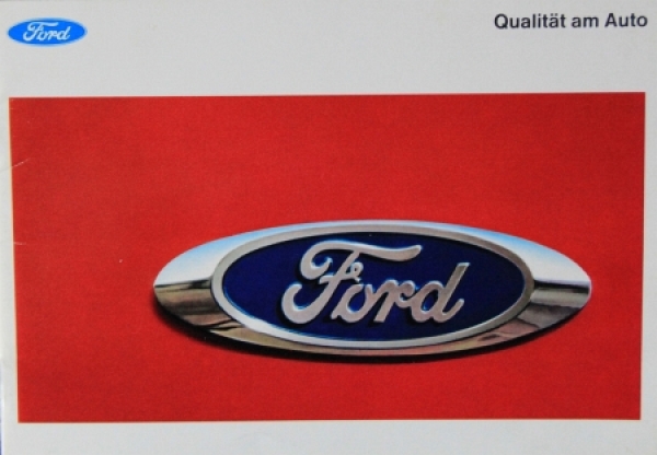 Ford Modelprogram 1967 "Qualitaet am Auto" Carbrochure (5382)