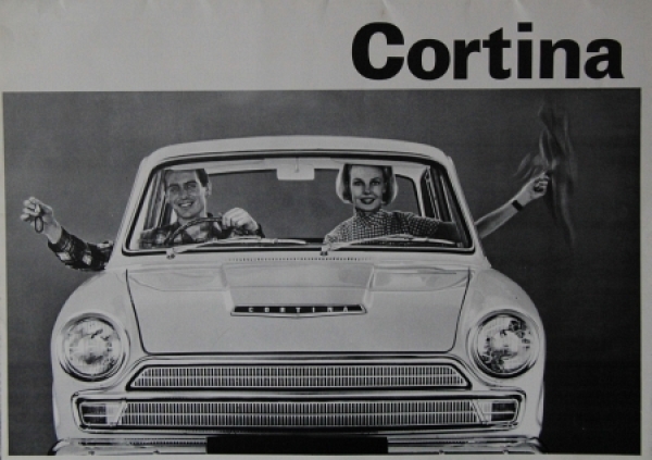 Ford Cortina Modelprogram 1963 Carbrochure (5386)