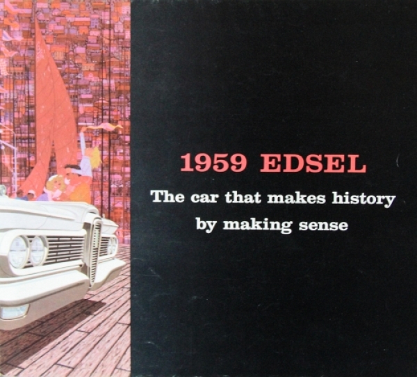 Edsel Ford Modellprogramm 1959 "The car that makes history" Automobilprospekt (5394)