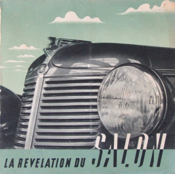 Amilcar Compound Modelprogram 1939 Carbrochure (5395)