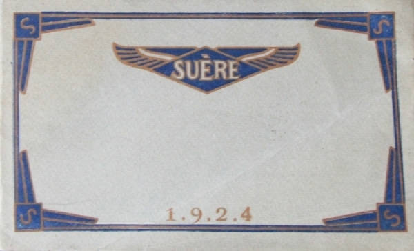 Suere Modelprogram 1924 Carbrochure (5443)