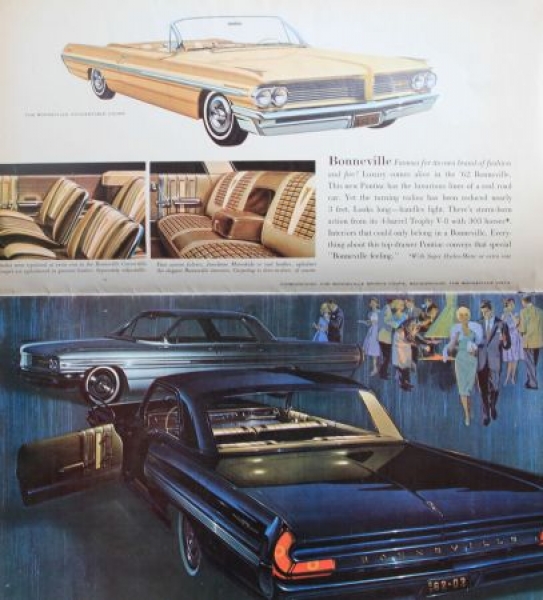 Pontiac Modelprogram 1962 Carbrochure (7261)