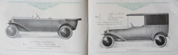 Suere Modelprogram 1924 Carbrochure (5443)