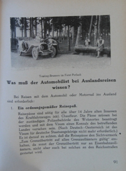 DTC "Handbuch Deutscher Touringclub 1926" Touring-Handbook (9549)