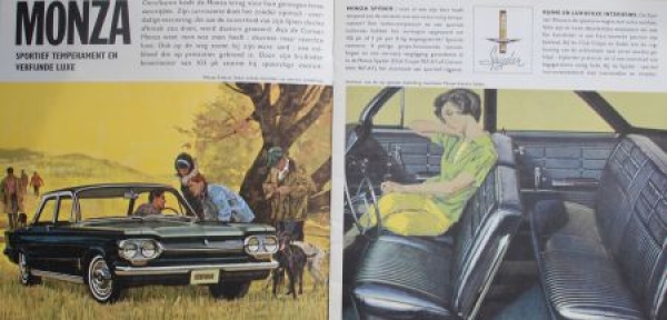 Chevrolet Corvair Modelprogram 1963 Carbrochure (8378)