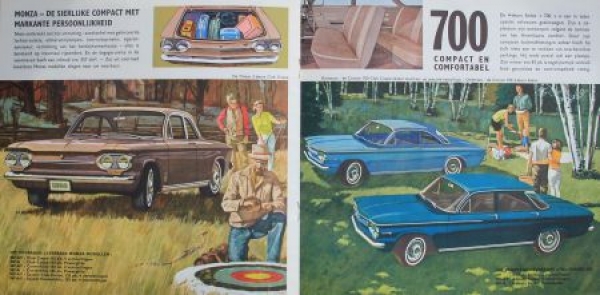 Chevrolet Corvair Modelprogram 1963 Carbrochure (8378)