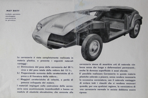 Giannini Carozzeria 750 Reggiani Derivata 1956 Carbrochure (5462)