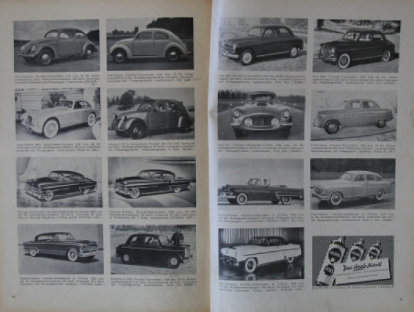 Szenasy "Automobile 1954 - Typentafeln, Preise, Bilder" Automobile-Yearbook 1954 (1099)