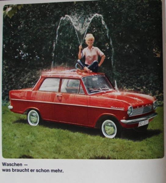 Opel Kadett Modelprogram 1965 Carbrochure (5480)