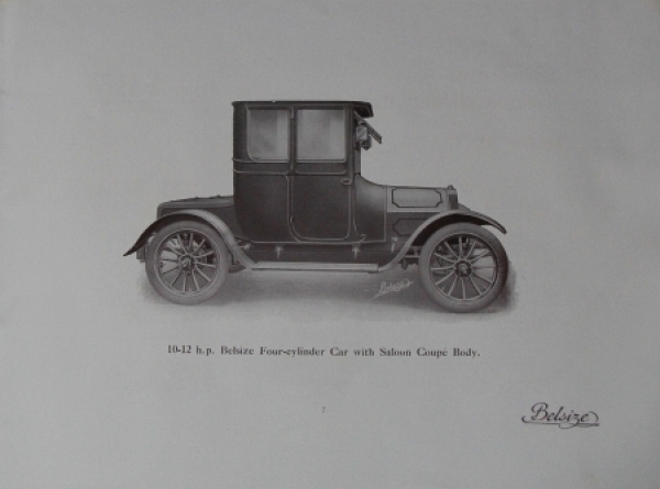 Belsize Cars Modellprogramm 1914 Automobilprospekt (5542)