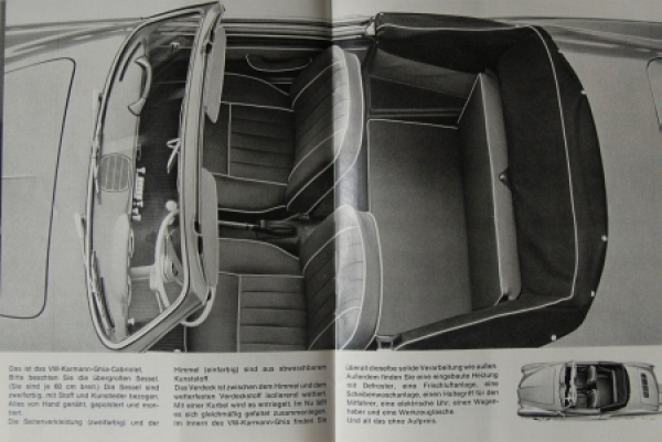 Volkswagen Käfer Modellprogramm 1962 "Welcher ist der richtige für Sie?" Automobilprospekt (5600)