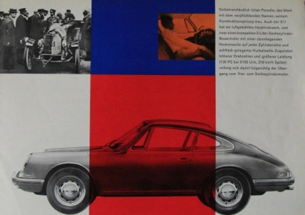 Porsche 911 Modelprogram 1964 Carbrochure (5656)