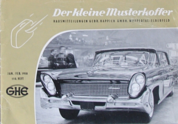 Happich "Der kleine Musterkoffer" Factorymagazine 1958 (5726)