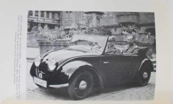 Mueller "Ferdinand Porsche - Ein Genie unserer Zeit" Porsche-Biography 1965 inscription by Director Kotzel (1601)