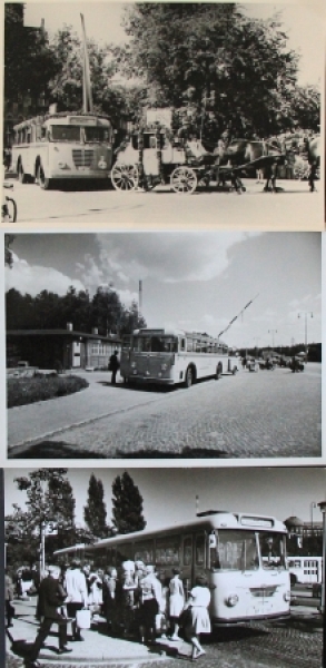 Buessing Busses 1950-1964 three original photos (5740)