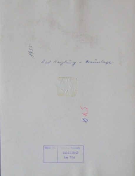 Büssing-NAG Bus auf Reisen durch Deutschland 1955 Werksfoto (5764)
