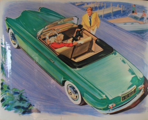BMW 507 Touring Sport Roadster Modelprogram 1957 Carbrochure (5810)