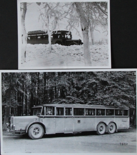 Buessing Bus Typ VI GLN 110 PS 1926 two Factoryphotos (5830)