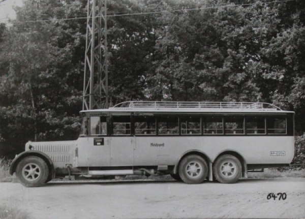 Buessing-NAG Typ VI GLN 110 PS Gasolin Factoryphoto 1926 (5839)