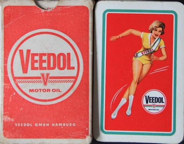 Veedol Cardgame 1955 "Sommer Pin-Up Girl" Heinz Fehling (6050)