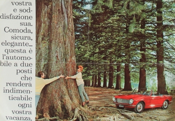 Innocenti 950 Spider Modelprogram 1961 Carbrochure (6062)