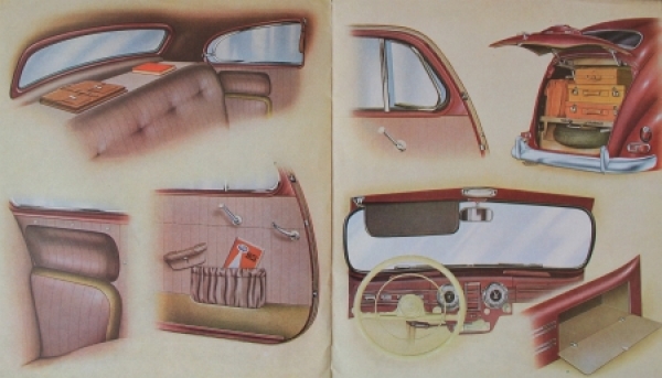 Ford Taunus 10 M Delux Modelprogram 1951 Carbrochure (6080)