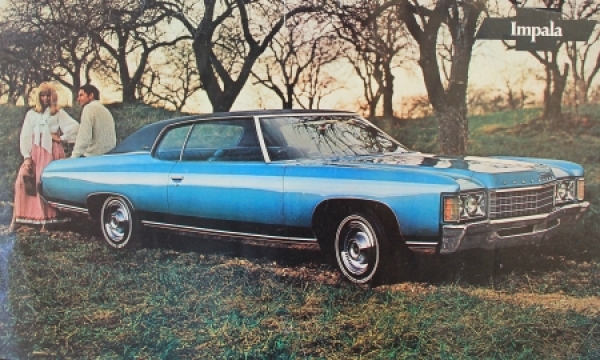 Chevrolet Impala Modelprogram 1971 Carbrochure (6122)