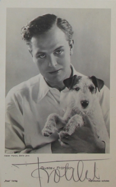 Gustav Froehlich original signed autographcard 1938 (6173)