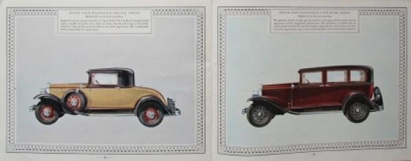 Buick Straight Eight Modelprogram 1931 Carbrochure (6181)