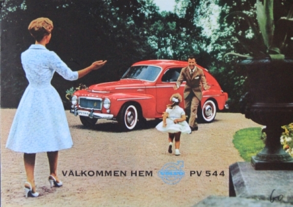 Volvo 544 Modelprogram 1960 Carbrochure (6188)