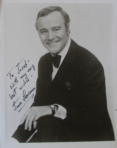Jack Lemmon original signed autographcard 1978 (6218)