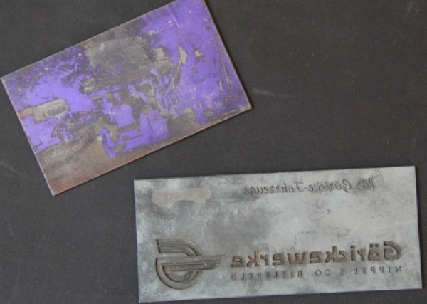 Goericke Factory Printblocks 1928 Factorylogo and Motorracingmotiv original (6272)